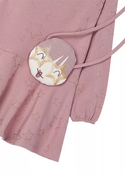 Rochie cu gentuta fetita - roz - Mayoral   5 ani