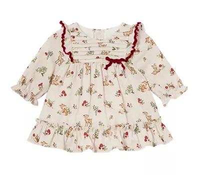 Rochie cu imprimeu si volane - Mayoral   18 luni