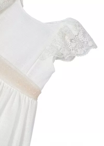 Rochie dantela - bej - Mayoral   