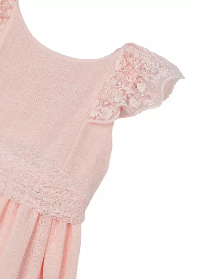 Rochie dantela - nude - Mayoral   