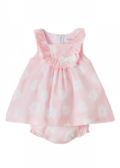 Rochie florice ECOFRIEND + chilotei - Roz - Mayoral