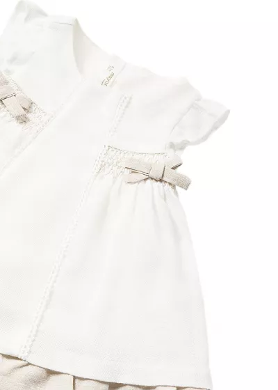 Rochie fronseuri - ocru - Mayoral      