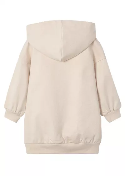 Rochie hanorac cu gluga - crem - Mayoral  8 ani