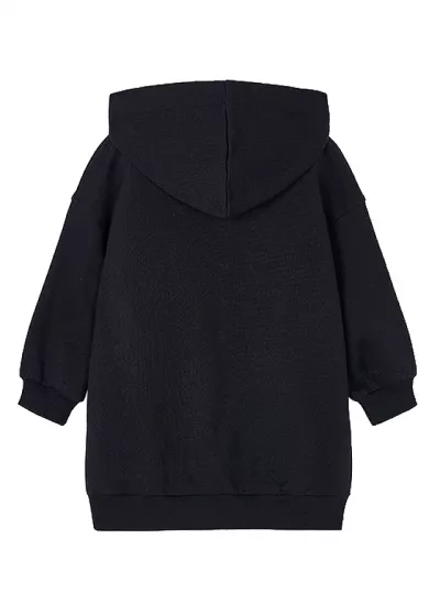 Rochie hanorac cu gluga - negru - Mayoral  9 ani