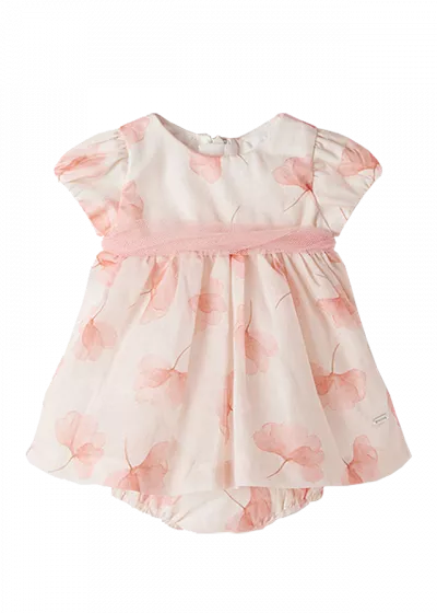 Rochie imprimeu floral + chilotei - Mayoral  4-6 luni