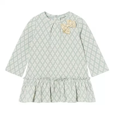 Rochie jacquard - verde - Mayoral 24 luni