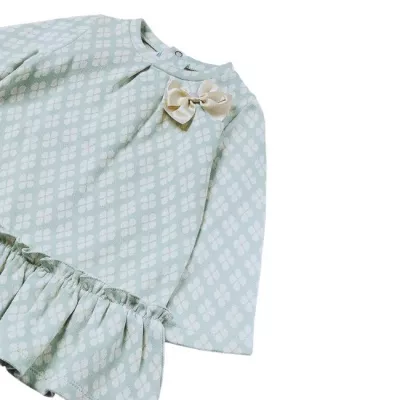 Rochie jacquard - verde - Mayoral 36 luni