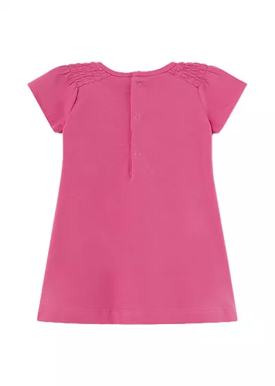 Rochie magenta imprimeu floral Better Cotton - Mayoral  24 luni (92 cm)