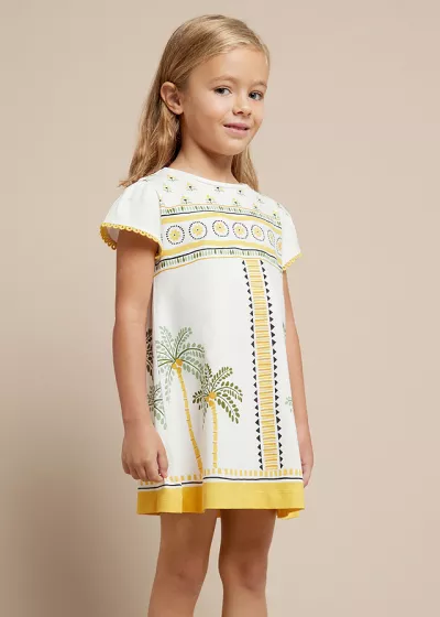 Rochie palmieri Better Cottonl - Mayoral  7 ani (122 cm)
