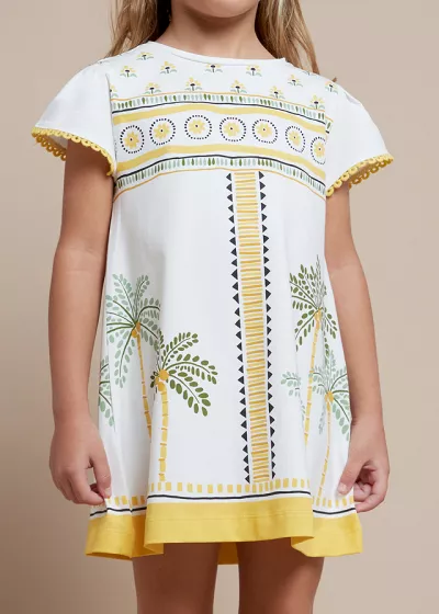 Rochie palmieri Better Cottonl - Mayoral  7 ani (122 cm)