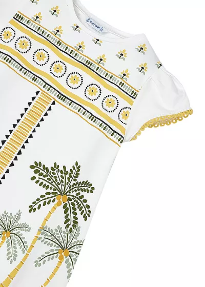 Rochie palmieri Better Cottonl - Mayoral  7 ani (122 cm)