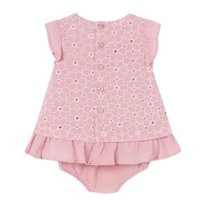 Rochie perforata - Roz - Mayoral  12 luni