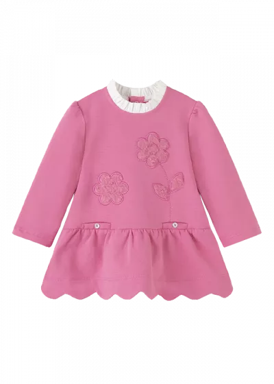 Rochie plus - Flori - Roz - Mayoral