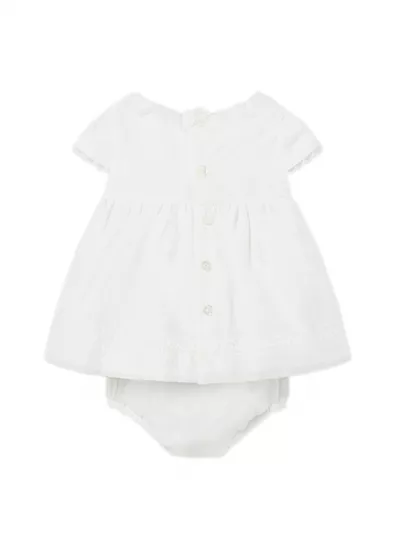 Rochie sifon - alb - Mayoral   