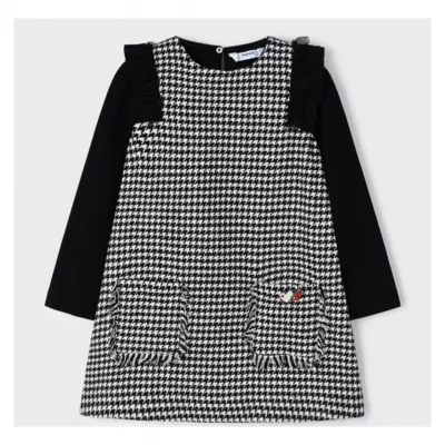 Rochie tip sarafan pepit - Mayoral 7 ani (122 cm)
