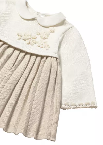 Rochie tricot - bej - Mayoral