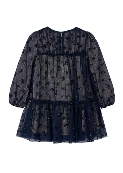 Rochie tul - bleumarin - Mayoral  6 ani