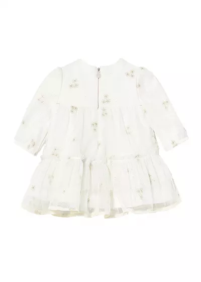 Rochie tul - ecru - Mayoral 