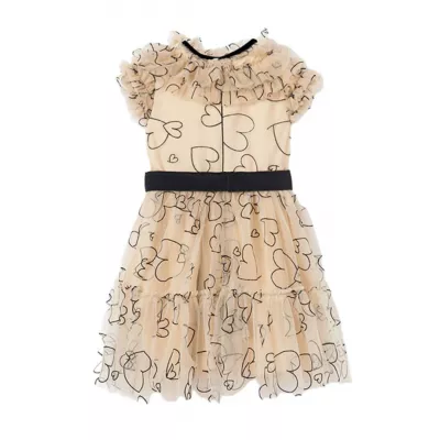 Rochie Tul Plumeti Inimioare - Abel & lula 7 ani (122 cm)