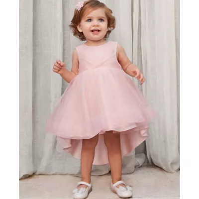Rochie Tul  roz cu sclipici- Abel&lula   6-9 luni 75 cm