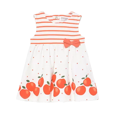 Rochie cu imprimeu - portocale - Mayoral