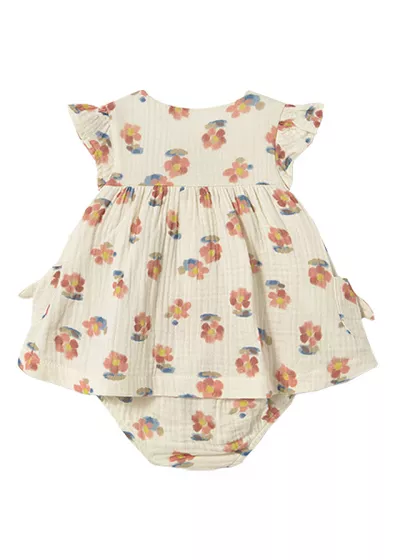 Rochita + chilotei - flori - Mayoral  12 luni