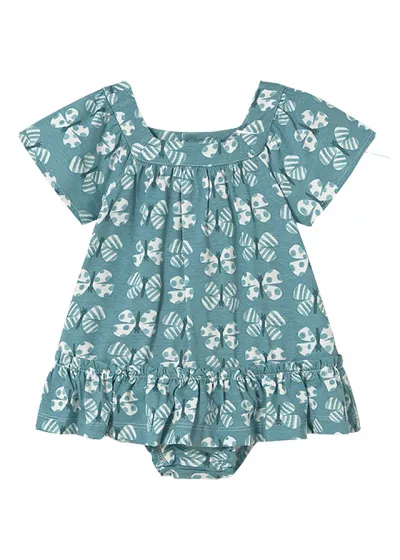 Rochita + chilotei - fluturi - Mayoral 12 luni