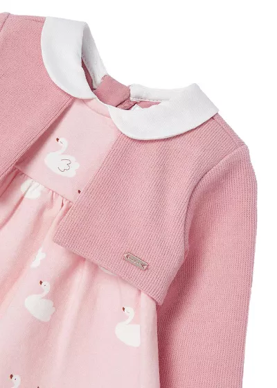 Rochita cu bolero ECOFRIENDS - Lebede - Mayoral  18 luni