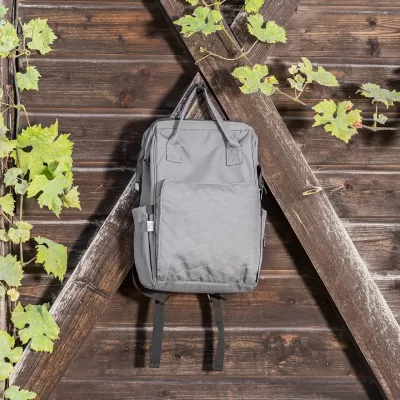 Rucsac multifunctional cu aleza pentru schimbat scutecul bebelusului, din plastic reciclat, Reer Growing Backpack 84221