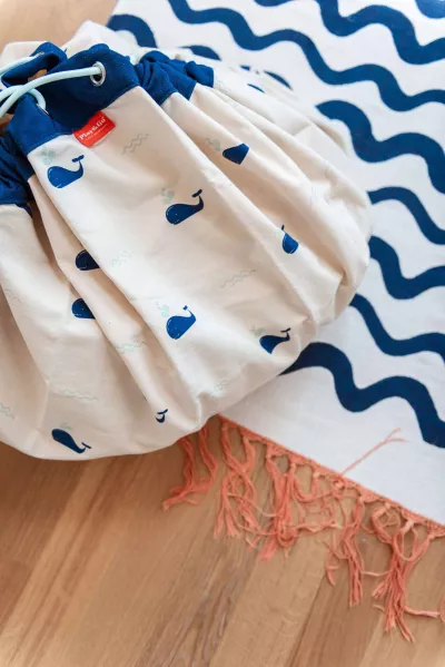 Sac depozitare jucarii Balena - Play&go 