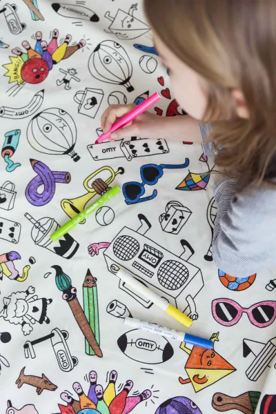 Sac depozitare jucarii "Color my bag"