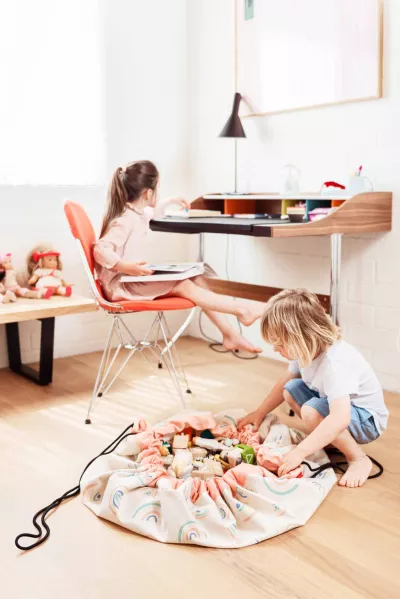Sac depozitare jucarii Curcubeu - Play&go 