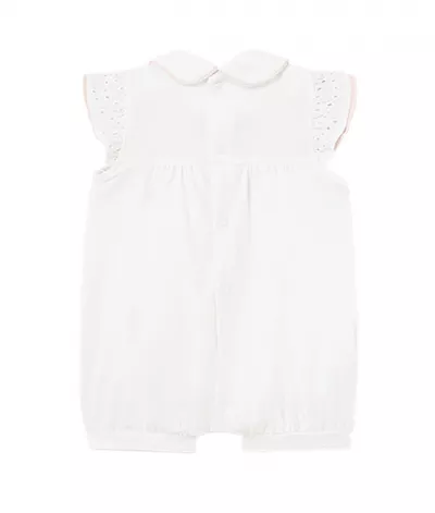 Salopeta broderie si guler Better Cotton - Mayoral  4-6 luni (70 cm)