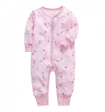 Salopeta (pijama) cu capse - Inorogi - Easymon 9 luni