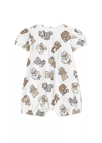 Salopeta (pijama) scurta - ursuleti - Mayoral 2-4 luni