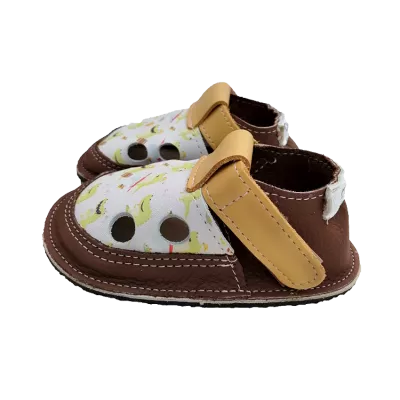 Sandale - Crocodile - Maro - Cuddle Shoes