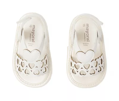 Sandale inimioare nou-nascut - Alb - Mayoral 17 (5-7 luni)