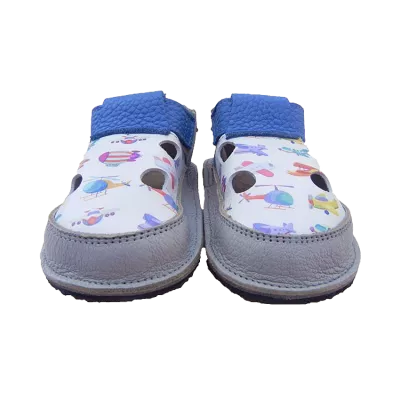 Sandale - Planes - Gri / Bleu Cuddle Shoes 22