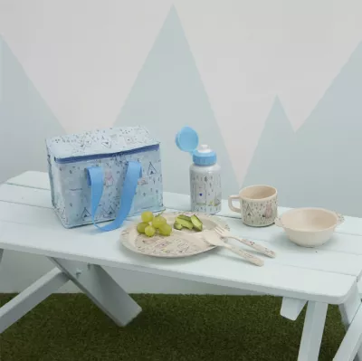 Farfurie din bambus - Bear Camp - Sass & Belle