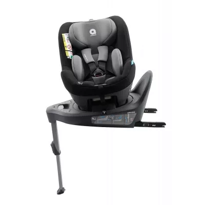 Scaun auto rotativ i-Size - Mettro Hub Dawn Grey, 40-105 cm - Apramo