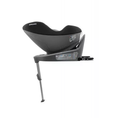 Scaun auto rotativ i-Size - Mettro Hub Dawn Grey, 40-105 cm - Apramo