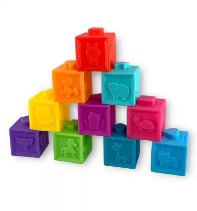 Set 10 cuburi senzoriale moi