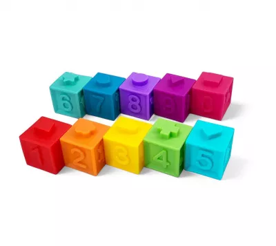 Set 10 cuburi senzoriale moi