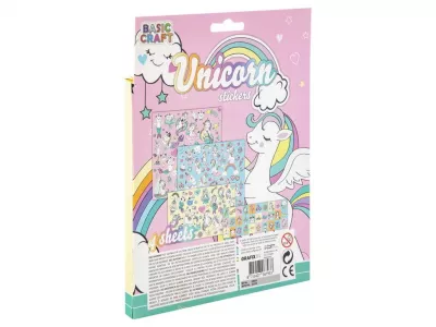 Set 100 abtibilduri cu unicorni