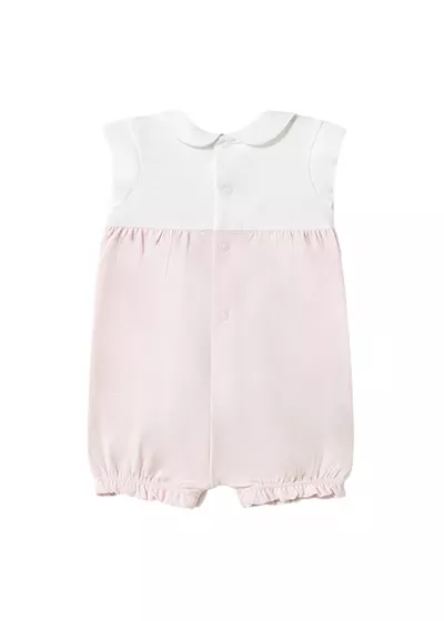 Set 2 - Salopete (pijamale) cu guler, scurte - Mayoral  12 luni