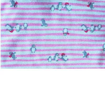 Set 2 body uri cu maneca lunga Alb/roz Pinguini 3 luni