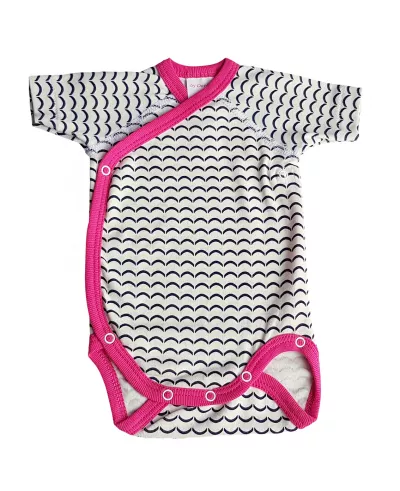 Set 2 body uri cu maneca scurta alb/albastru Biciclete