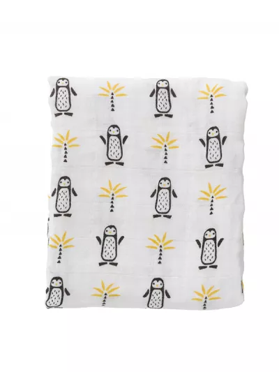 Set 2 museline 70x60 cm, model Pinguin