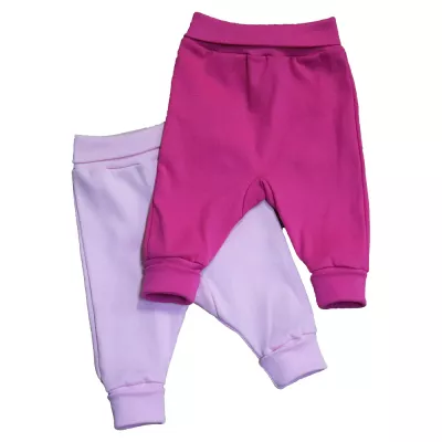 Set 2 pantaloni - Roz pal/magenta 0 luni