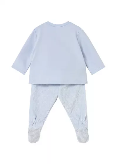 Set 2 piese - Bluza+pantaloni - bleu - Mayoral  4-6 luni